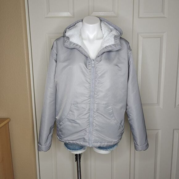 Fabletics Reversible Cher Polar Fleece Jacket sz M - Picture 6 of 13